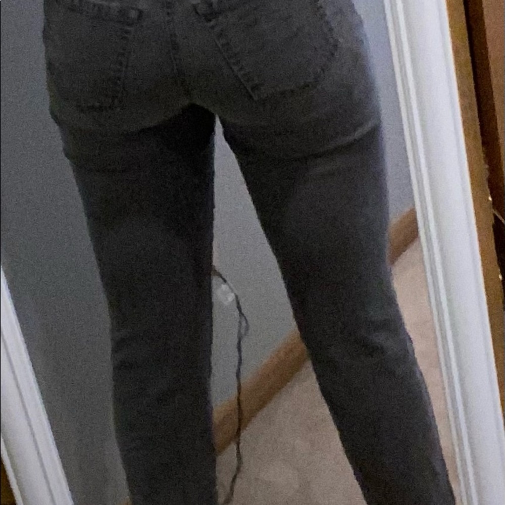 Black vintage mom jeans